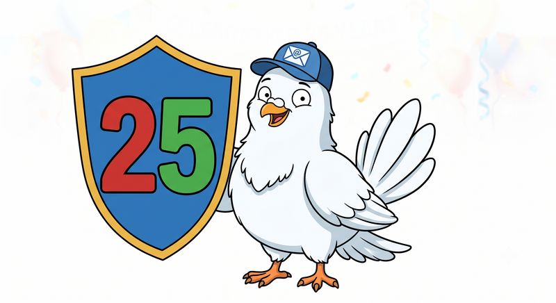 Dovecot 25th Anniversary Graphic